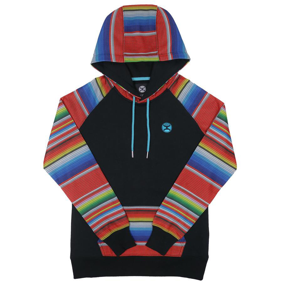  Hooey Women's Black Multi Tijuana Hoodie