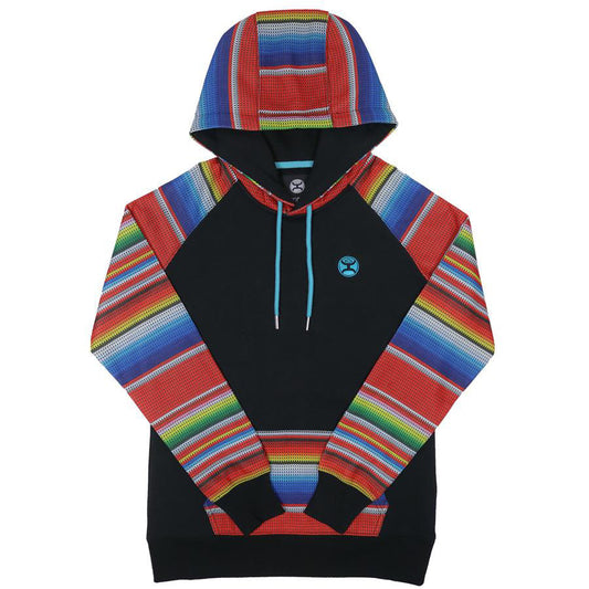  Hooey Women's Black Multi Tijuana Hoodie