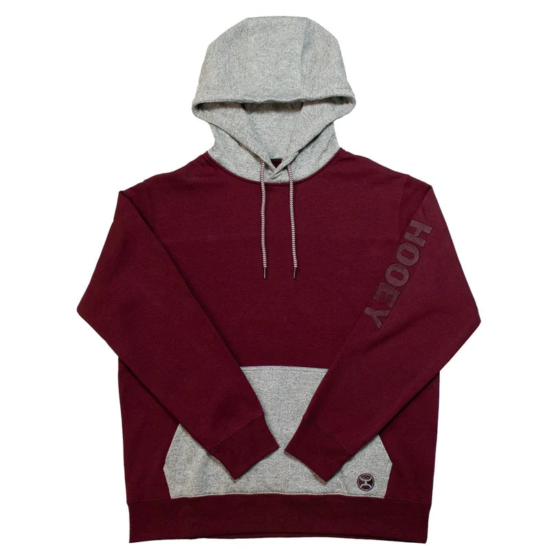  Hooey Men's Burgundy Hoodie