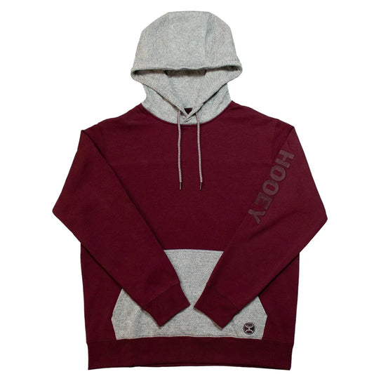  Hooey Men's Burgundy Hoodie
