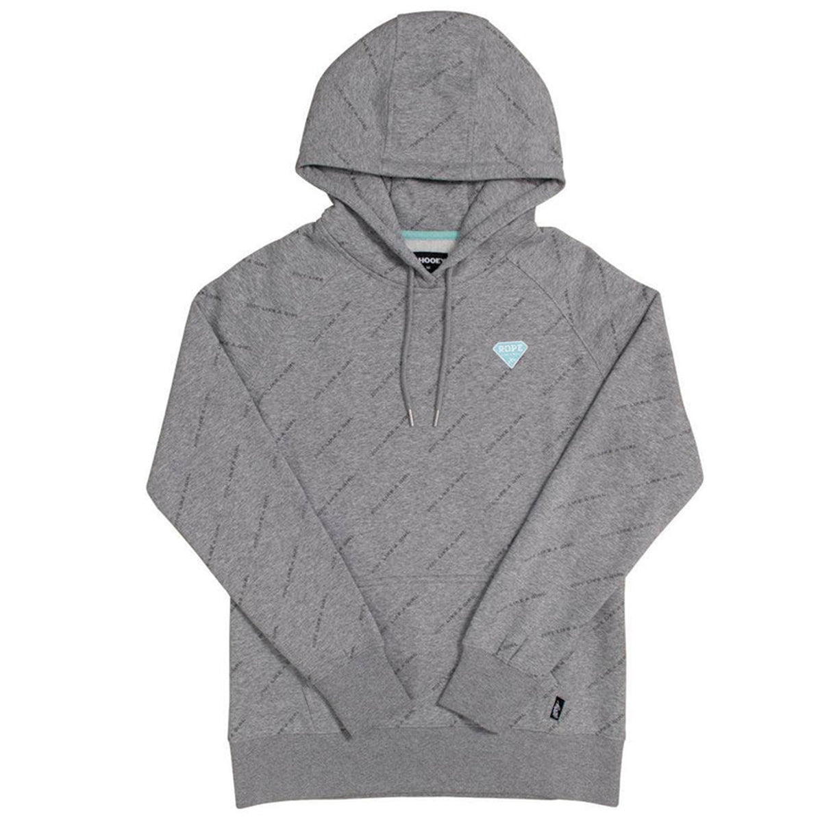  Hooey Ladies "Rope Like A Girl " Grey Hoodie