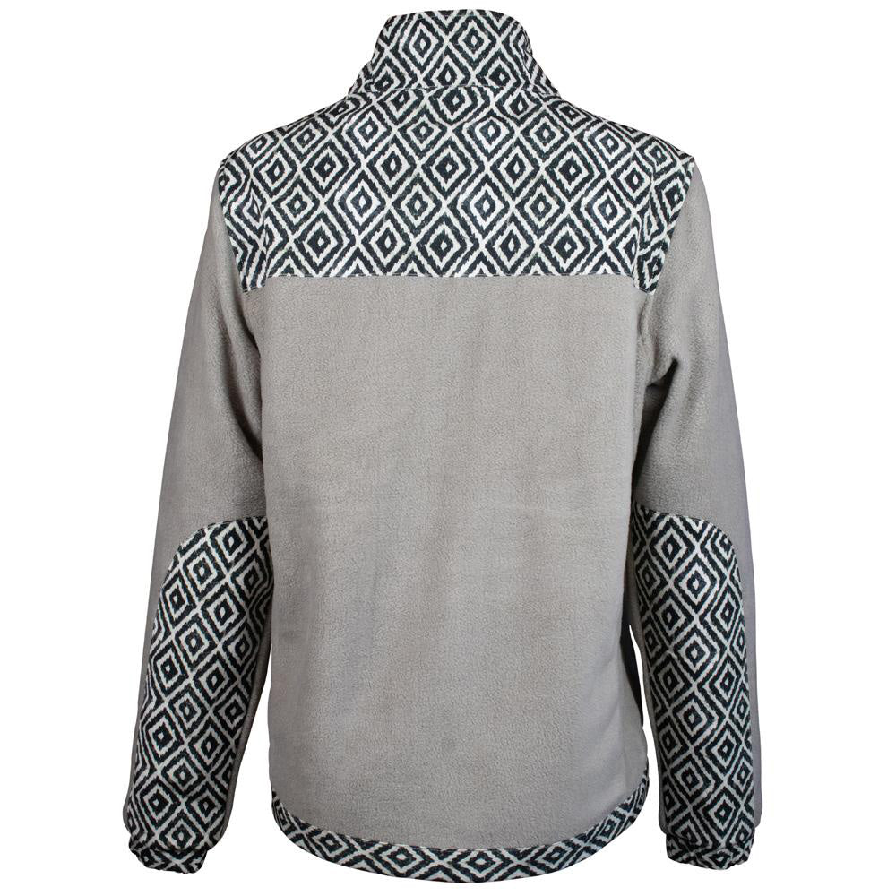  Hooey Women's Tan And Black Fleece Jacket