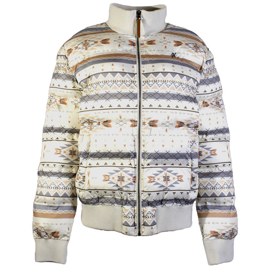  Hooey Women's Cream Aztec Puffer Jacket