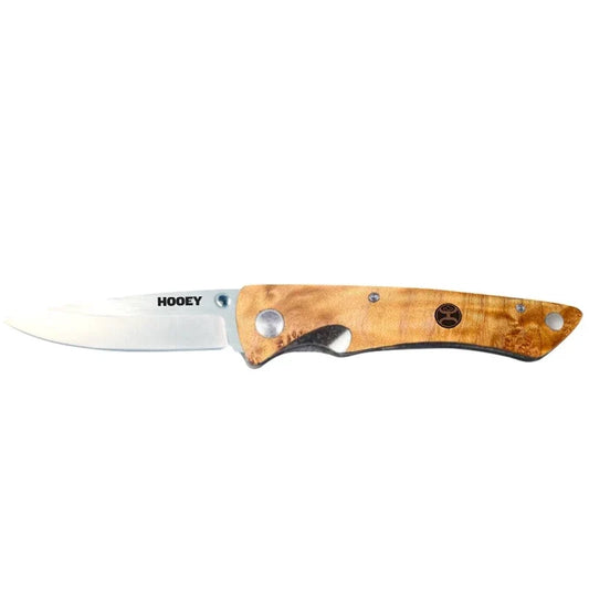  Hooey Maple Thumb Fold Knife