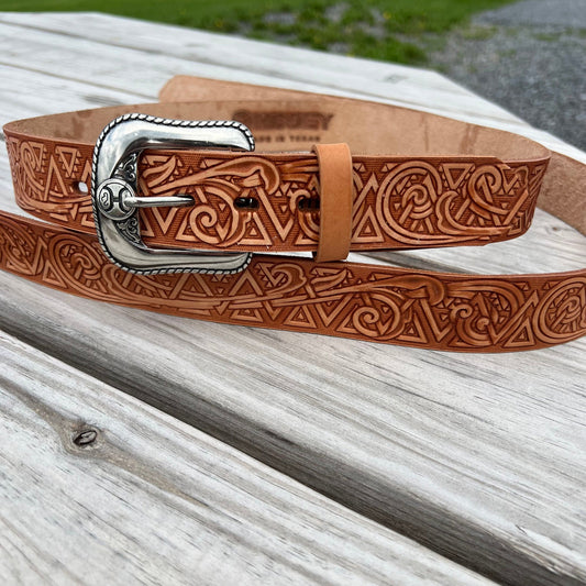  Hooey Men's Bomber Tribal Filigree Belt