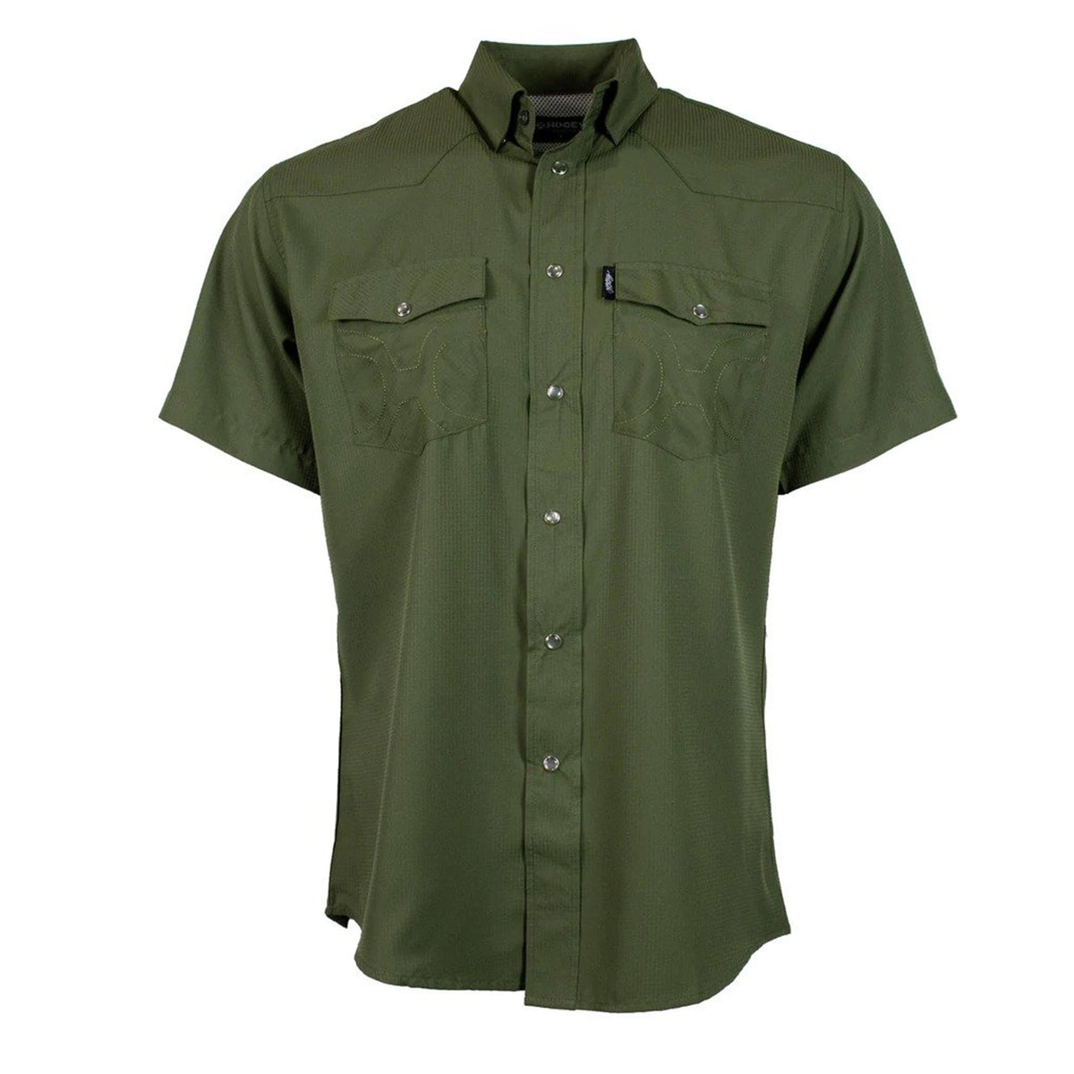  Hooey "Sol" Men's Olive Short Sleeve Shirt