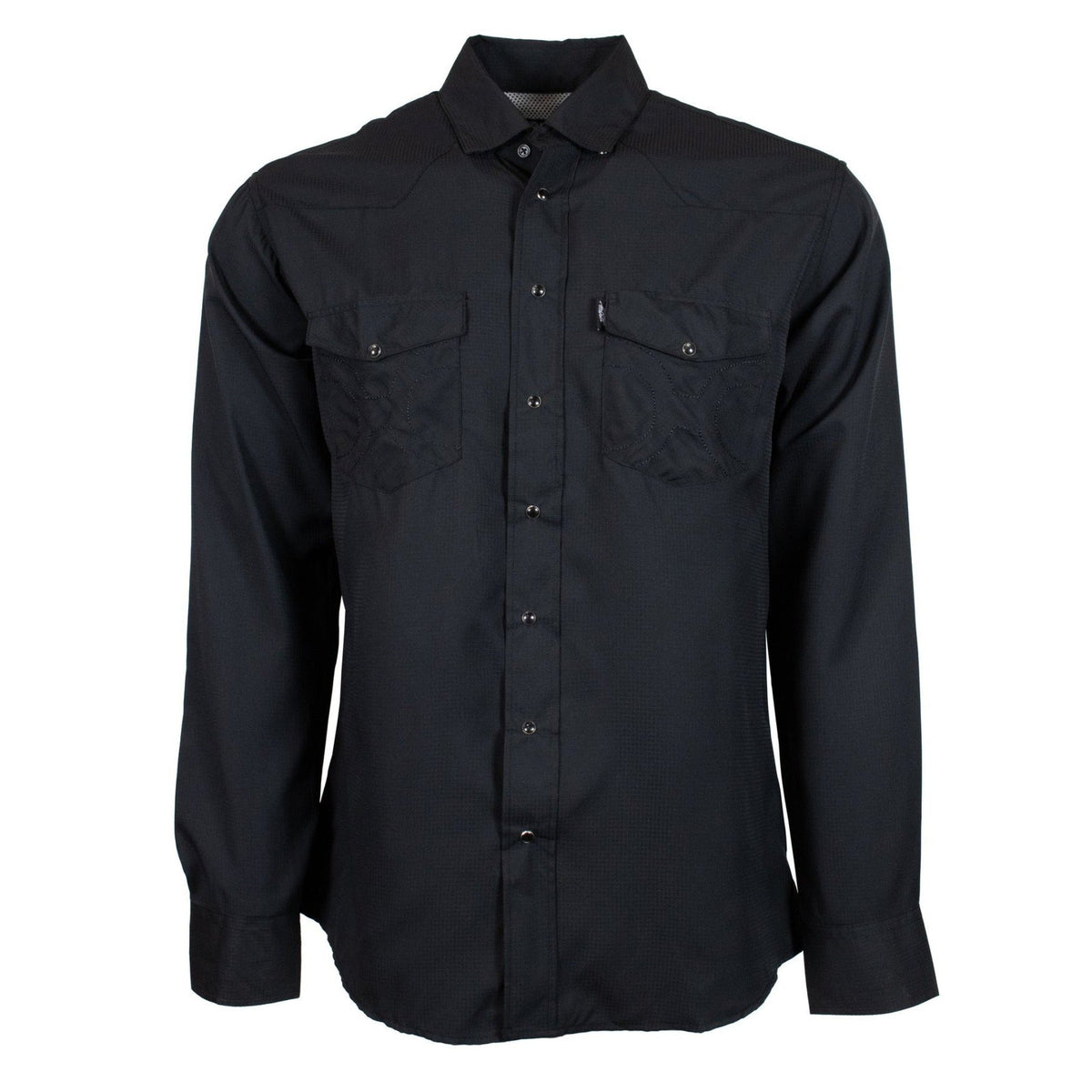  Hooey "Sol" Men's Black Long Sleeve Shirt