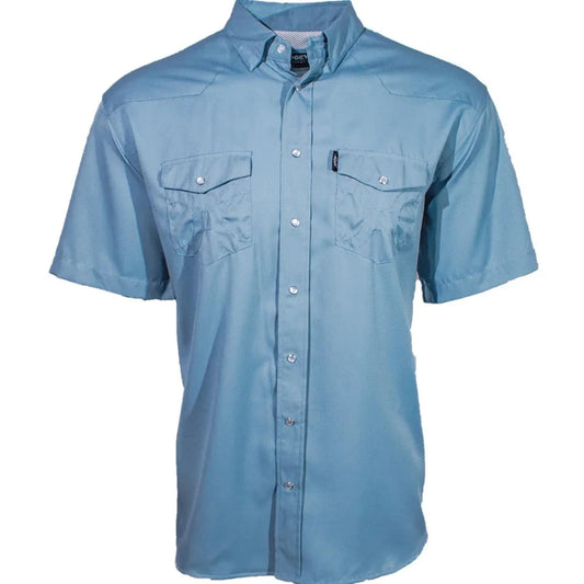  Hooey Sol Mens Blue Short Sleeve