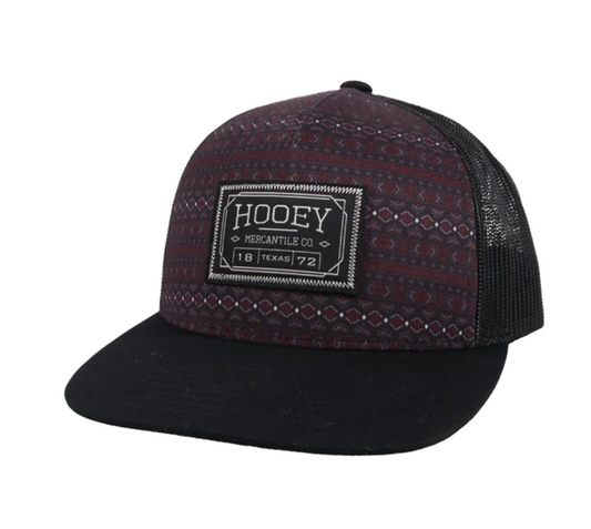  Hooey Doc Red & Black Cap