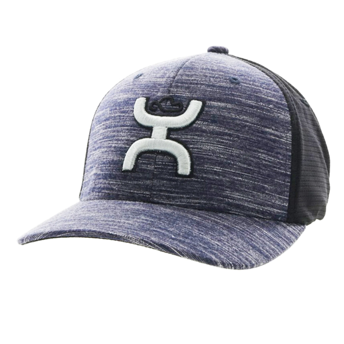 Hooey Heather Navy/Grey/Black Cap-White Hooey Up Patch