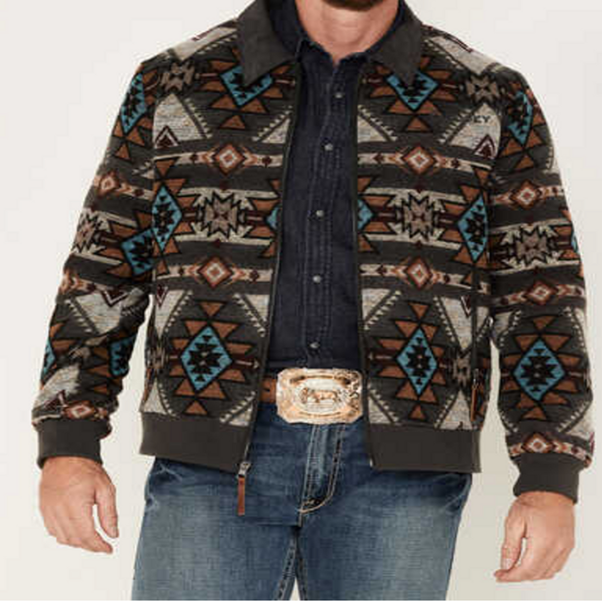  Hooey Brown Aztec Jacket