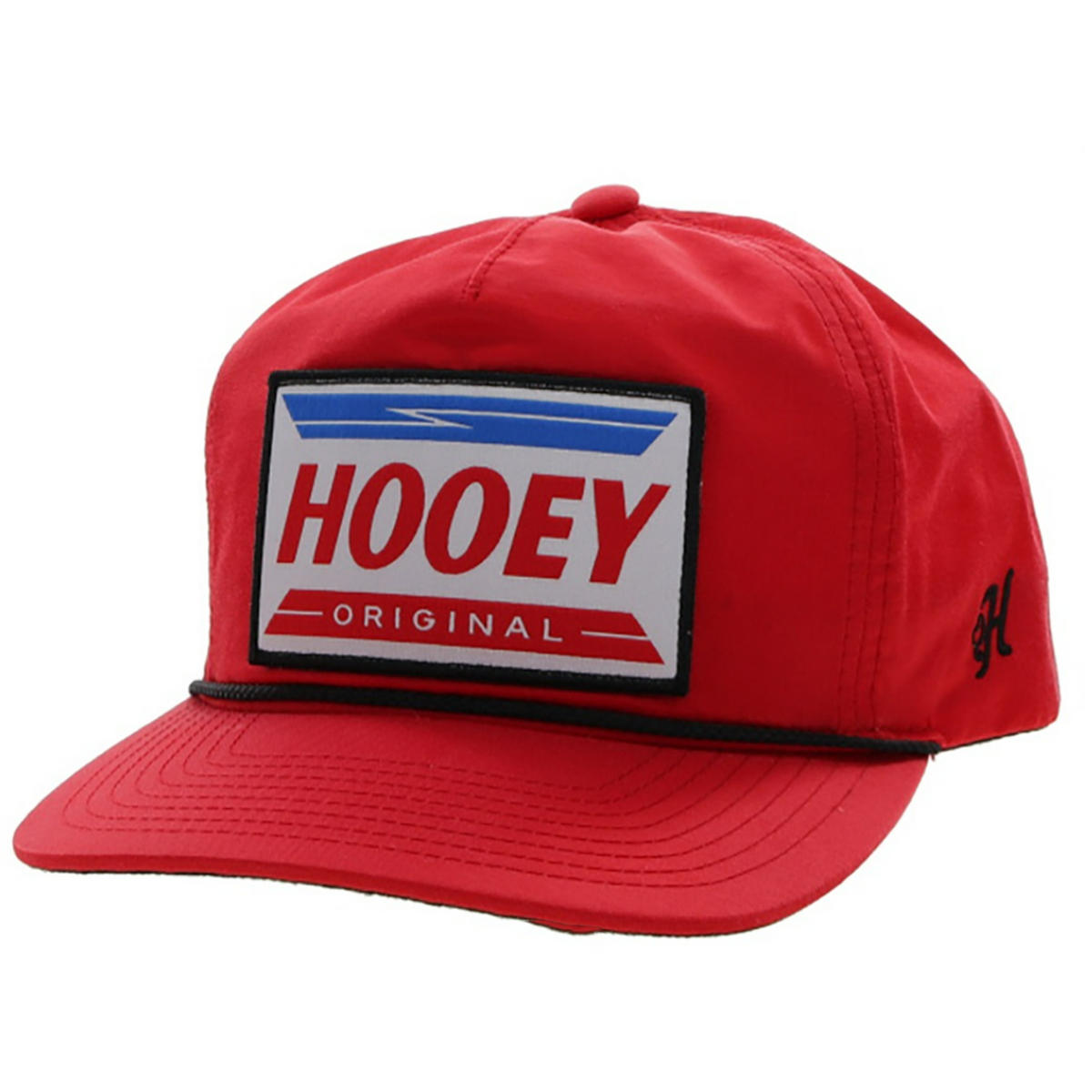  Hooey High Profile Red Cap-Hooey Original Patch