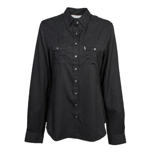  Hooey Women's "Sol Competition" Black Long Sleeve