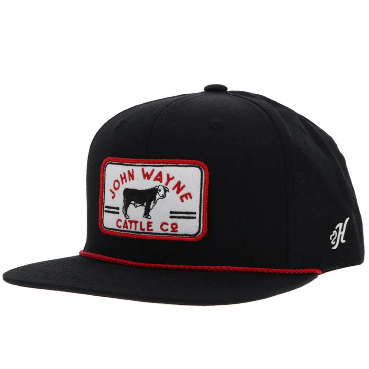  Hooey John Wayne Black & Red/White Cap