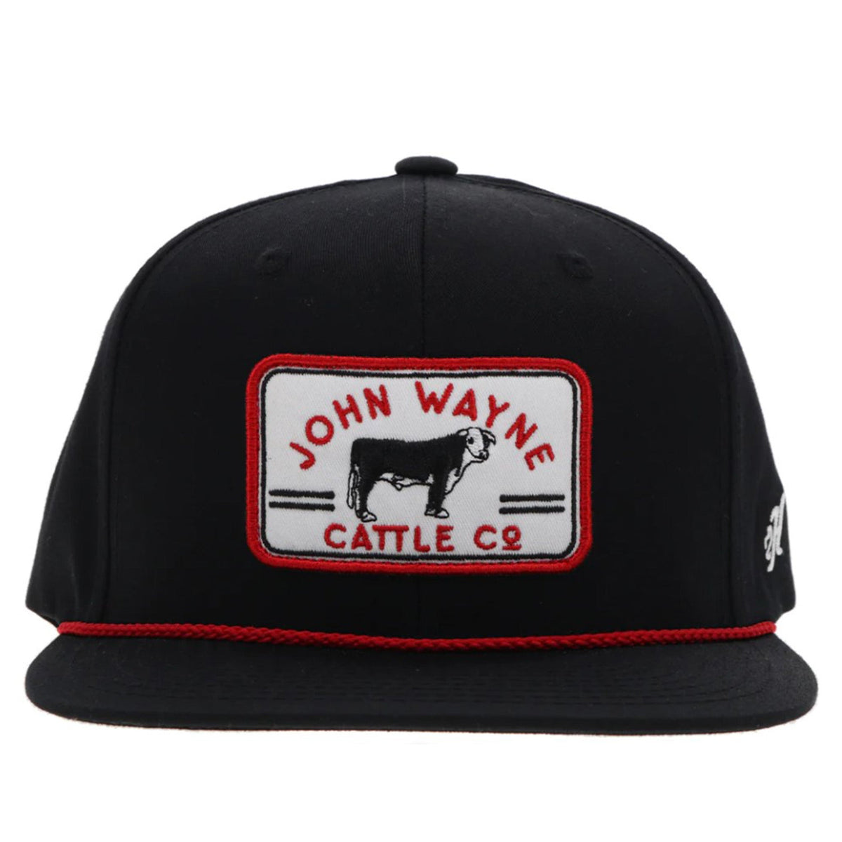  Hooey John Wayne Black & Red/White Cap