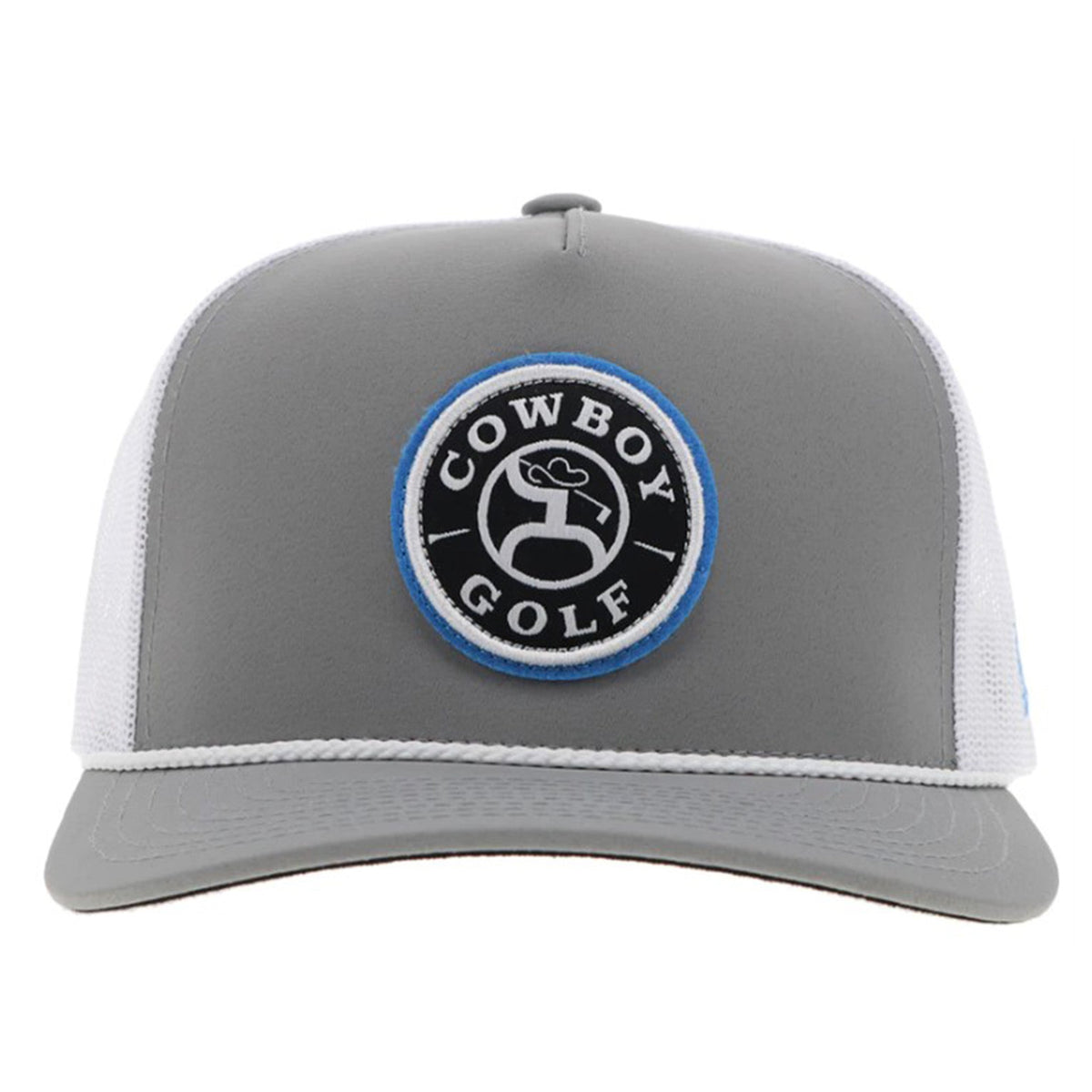  Hooey Cowboy Golf Grey & White Cap