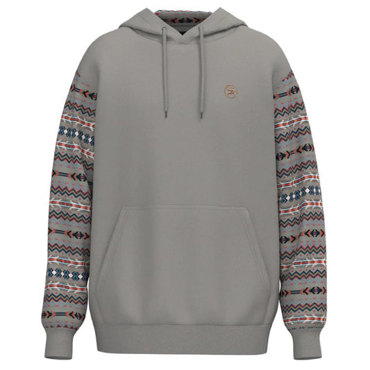  Hooey Men's Roughy Summit Grey Aztec Hoodie