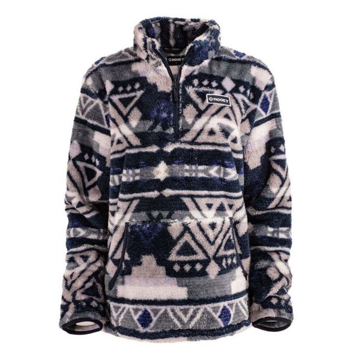  Hooey Men's Navy & Blue Fleece Pullover