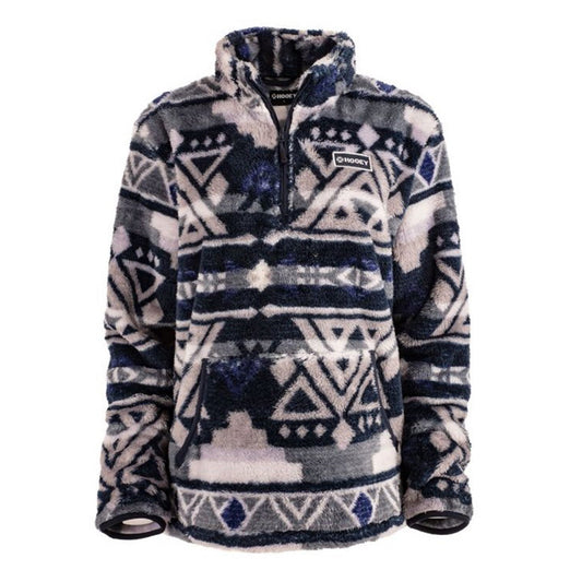  Hooey Men's Navy & Blue Fleece Pullover