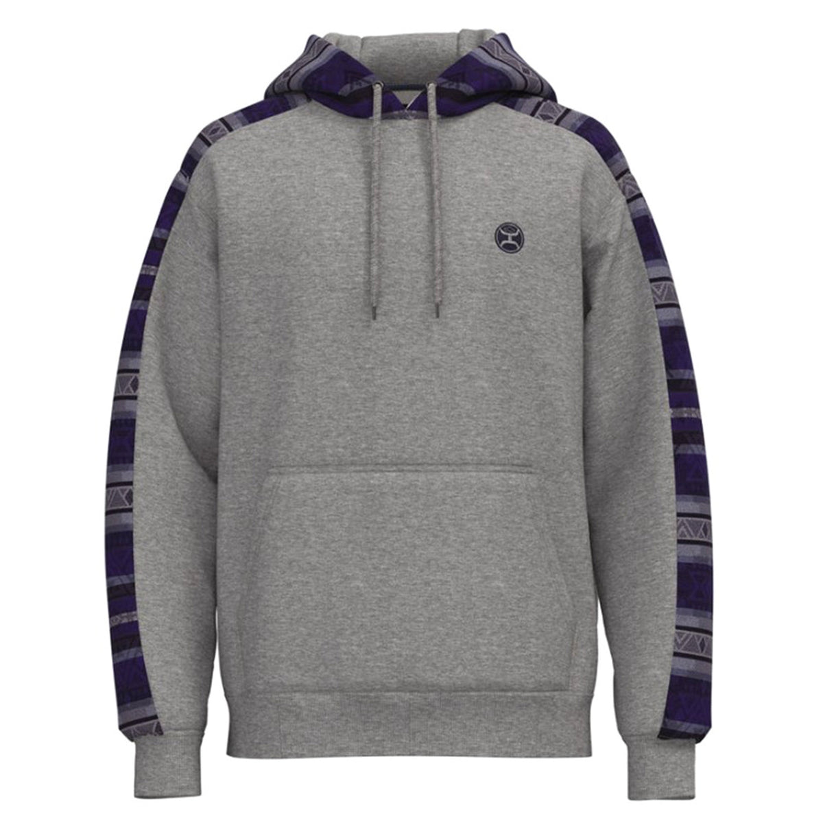  Hooey Men's Canyon Grey Aztec Hoodie