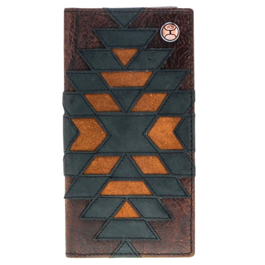  Hooey Men's Multi Patchwork CheckBook