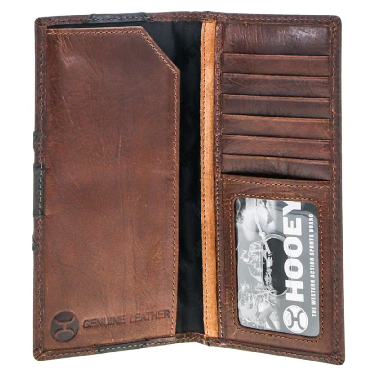 Hooey Men's Multi Patchwork CheckBook