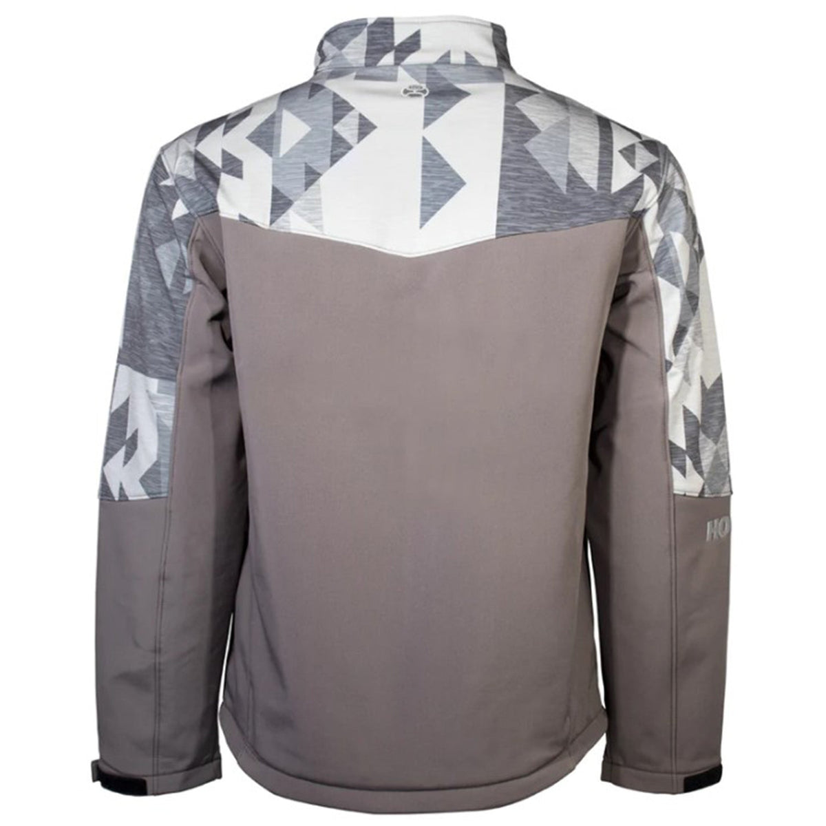  Hooey Men's Charcoal Aztec Softshell Jacket