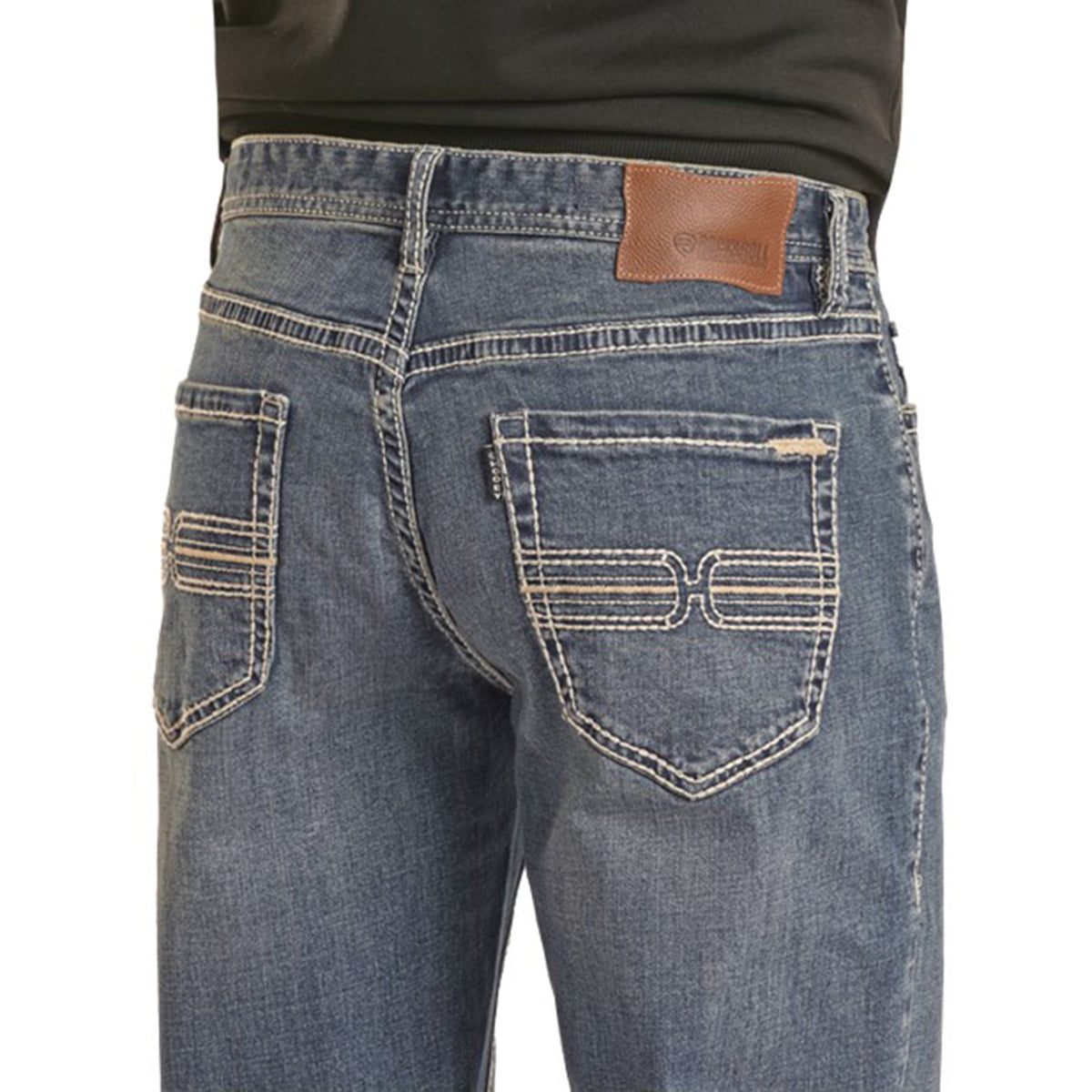  Hooey Men's Relaxed Tapered Bootcut Jeans