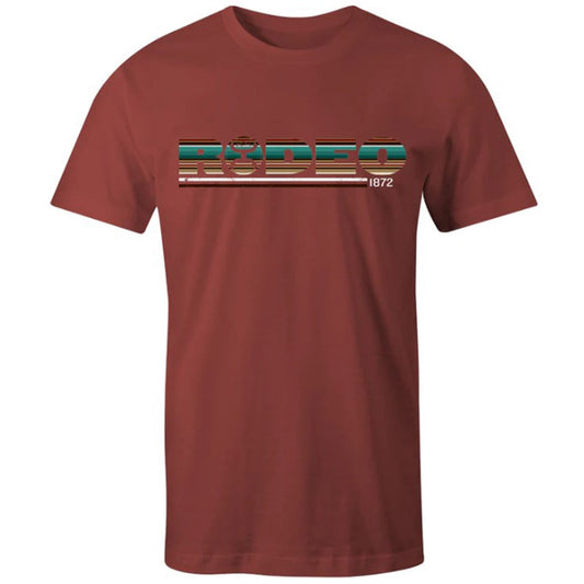  Hooey Men's Crimson Serape Rodeo Tee