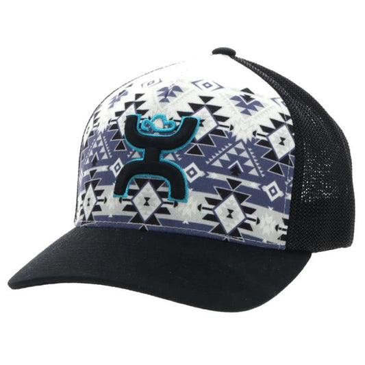  Hooey Coach Cream & Black Flexfit Cap