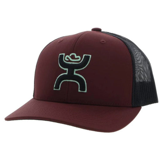  Hooey Youth Sterling Maroon & Black Cap