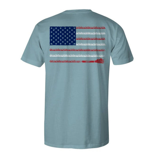  Hooey Liberty Roper Denim Pocket Tee