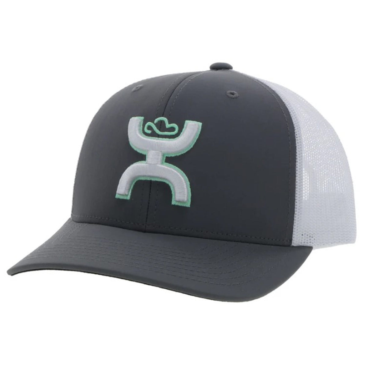  Hooey Sterling Grey & White Snapback Cap