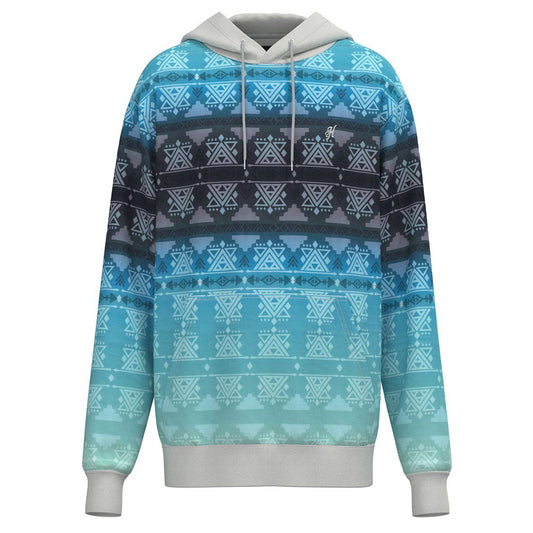  Hooey Men's "Mesa" Blue/Teal Hoodie