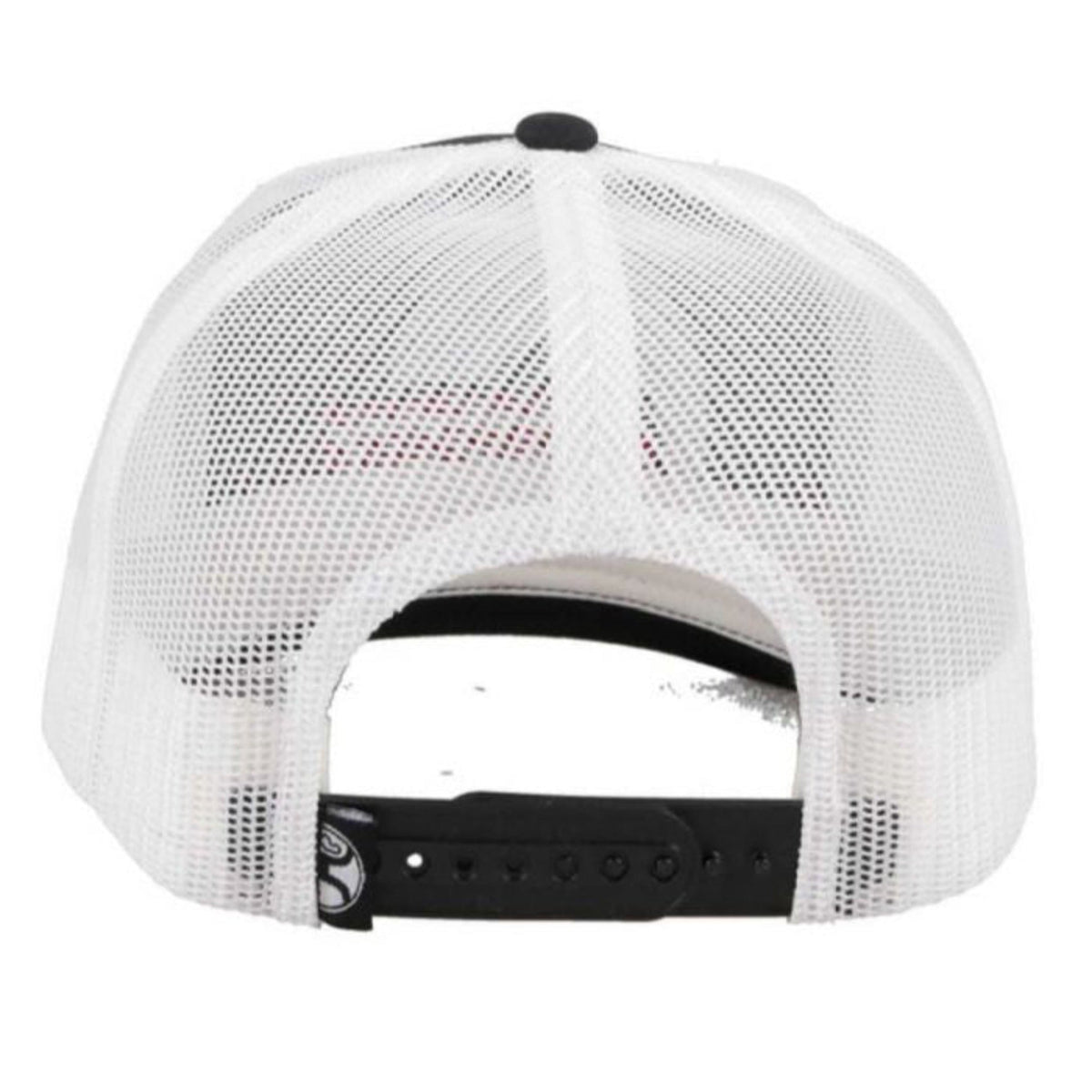  Hooey YOUTH Black/White Suds Cap-Aztec/Red Hooey Patch