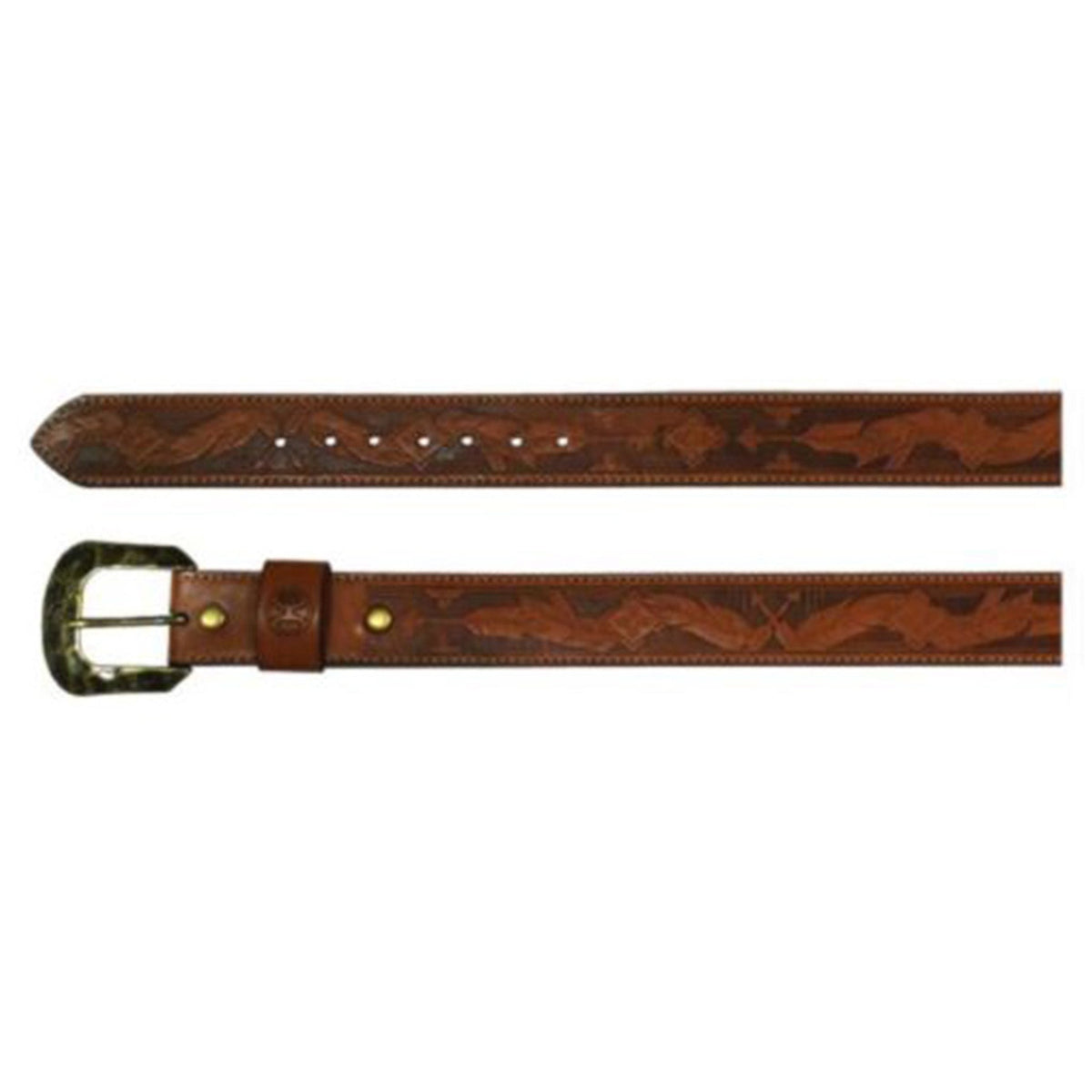  Hooey Women's Feather/Arrow Tooled Belt
